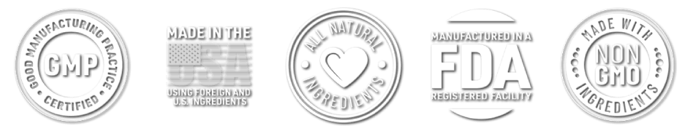 Made in USA FDA registered GMP certified 100 percent natural supplement for quality and safety assurance